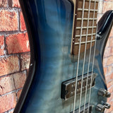 Damaged Ibanez SR400EQM Bass Guitar - Cosmic Blue Stardust