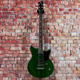 Damaged Yamaha Revstar Standard Electric Guitar - Flash Green w/ Gig Bag