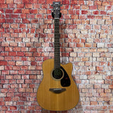 Used Yamaha FGX800C Acoustic Electric Guitar - Natural Finish