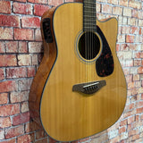 Used Yamaha FGX800C Acoustic Electric Guitar - Natural Finish