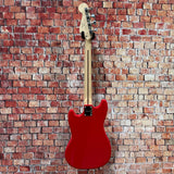 Used Squier Bronco Bass - Torino Red