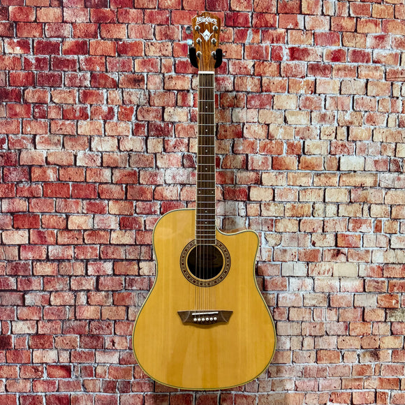 Used Washburn WD7SCE-A w/ case