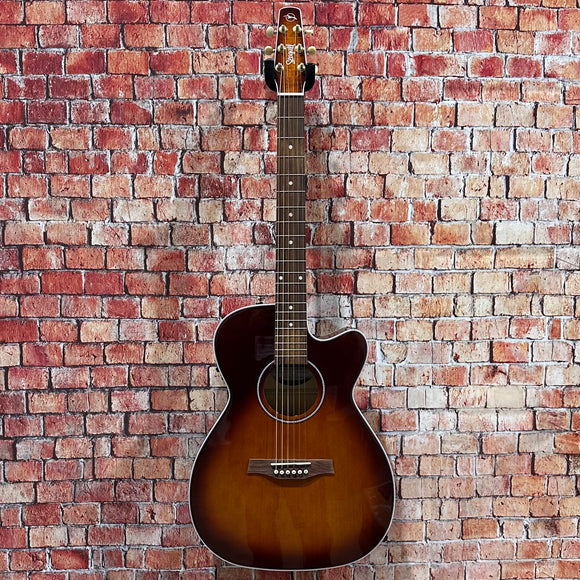 Damaged Seagull Performer CW CH Acoustic/Electric Guitar - Burnt Umber