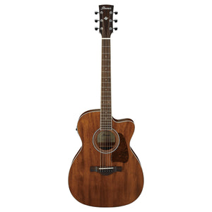 The Ibanez Artwood AC340CE acoustic-electric guitar offers exceptional value and a professional tone. Its okoume back and sides, plus solid okoume top, provide a rich and complex sound that will only improve with age. Not to mention, the real bone nut and saddle, Thermo Aged bridge and bridge plate, and Ibanez AEQ-SP2 pickup system with built-in tuner all contribute to the guitar's outstanding tone and performance.