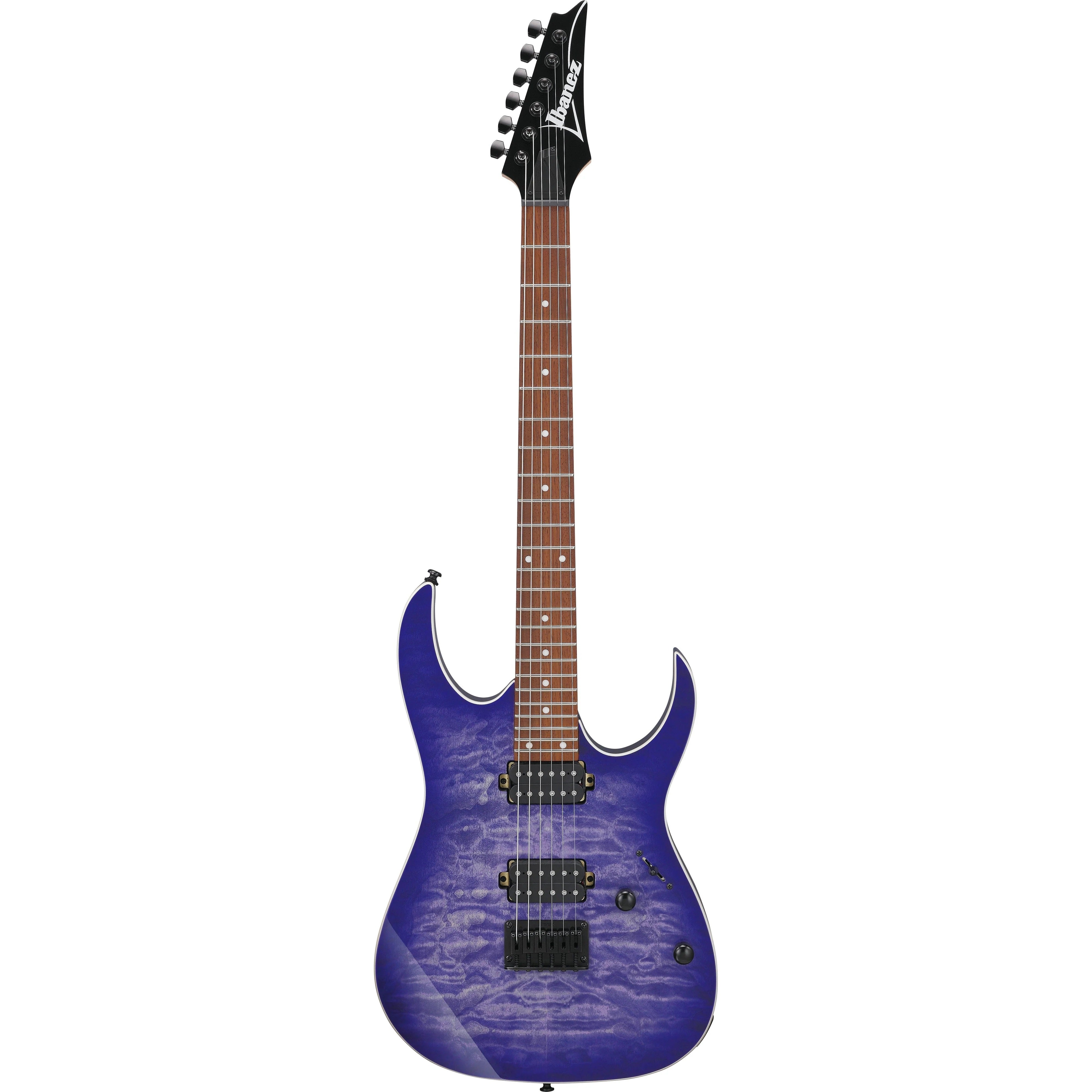 Ibanez エレキギター RG421QM Ibanez RG421QM Electric Guitar - Cerulean Blue Burst – Ardens Music