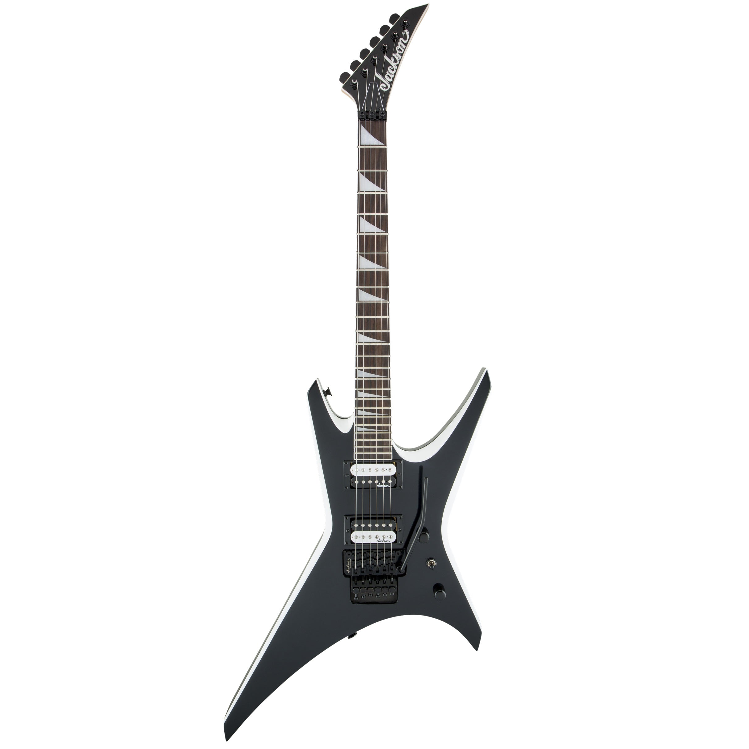 Jackson JS32 Warrior Electric Guitar - Black w/ White Bevels