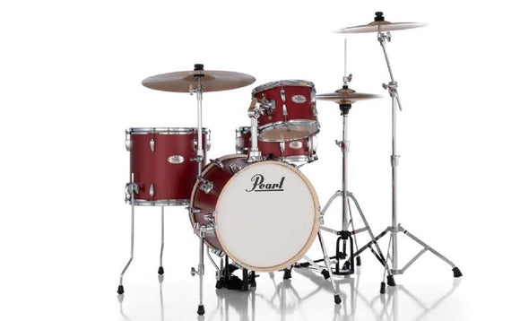 Pearl Midtown Series 4-Piece Shell Pack, Matte Red