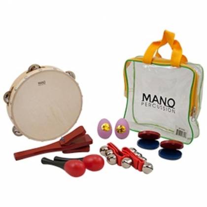 Mano Percussion 6 Instruments Percussion Set w/ Bag