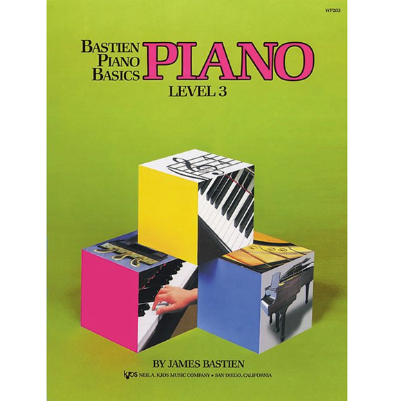 Piano is the main lesson book in the Bastien Piano Basics course. The carefully graded, logical learning sequence assures steady, continual progress.