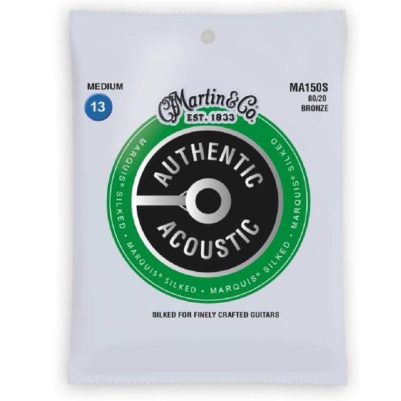 Martin MA150S Marquis® Silked Acoustic Guitar Stings - Medium