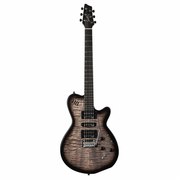 Godin xtSA Trans Black Flame