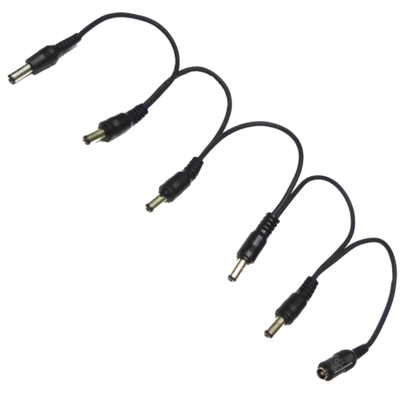 Leem DC power supply cord for 5 sound effects pedals.