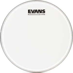UV2 drumheads feature Evans’ patented UV-cured coating technology over two plies of reinforced 7mil film. Extensively tested with some of the heaviest of hitters, these heads set a new standard for durability in one of the most tried and true two ply forms. They make for a versatile snare head or a warm, focused tom head with lots of attack.