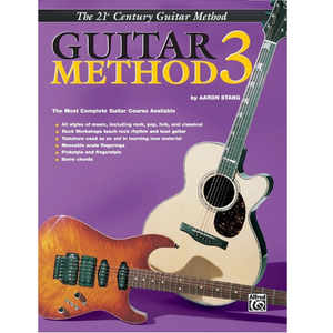 Beginning where Guitar Method 2 left off, Guitar Method 3 provides a more in-depth exploration of guitar playing techniques.