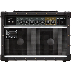 The JC-22 Jazz Chorus delivers Roland’s classic JC clean tone and famous Dimensional Space Chorus effect in a compact amp that’s perfect for playing at home.