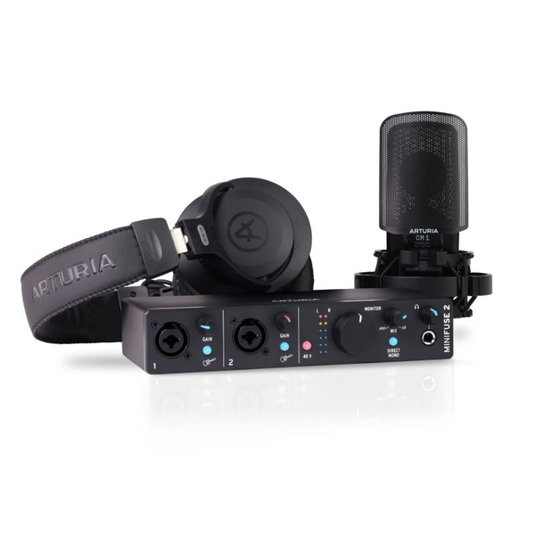 美品 ARTURIA AUDIOFUSE 2 Arturia MiniFuse 2 Recording Pack W/ Audio Interface and