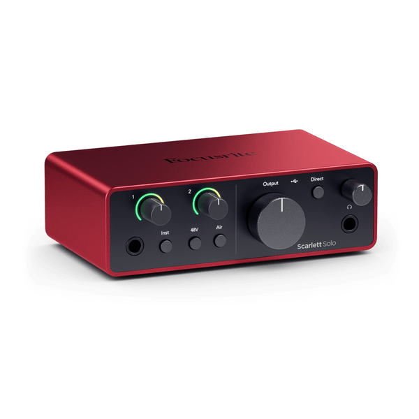 【10909】FOCUSRITE Scarlett Solo (gen. 4) Focusrite Scarlett Solo 4th Gen Audio Interface – Ardens Music
