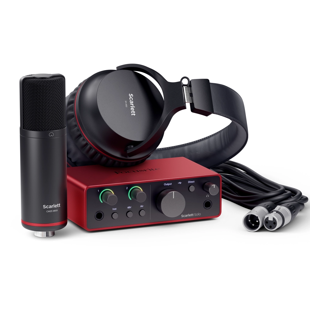 DTM・DAW Scarlett Solo Studio Pack(gen3) Focusrite Scarlett Solo Studio Pack 4th Gen Audio Interface