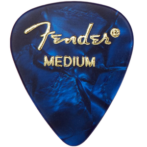 Fender Classic Celluloid Blue Shell Picks - Medium (12PK)