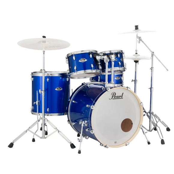 Export Series now incorporates Pearl's S.S.T. Superior Shell Technology, Opti-Loc tom mounts and a choice of five amazing stocking finishes. Further emphasizing Pearl's sound first philosophy are the new lugs specifically designed for Export with sound-enhancement in mind.