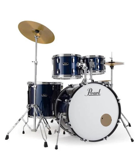 Pearl Roadshow 5-Piece Drum Set w/Cymbals Royal Blue Metallic