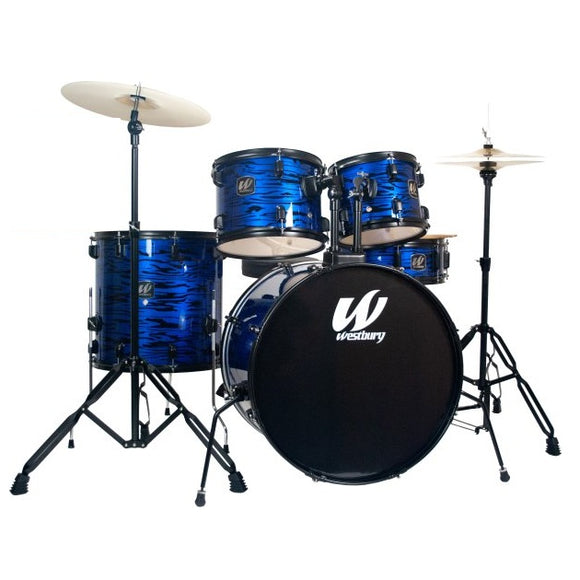 Westbury 475 Drum Set w/Cymbals - Blue Oyster