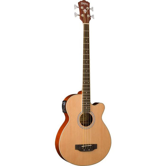 Washburn AB5K-A 4 String Acoustic Bass - Natural