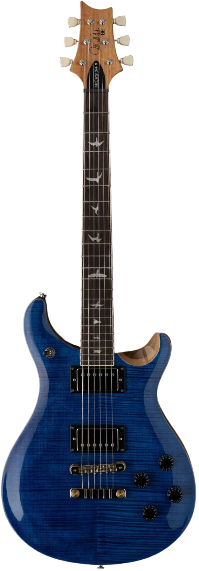 PRS SE McCarty 594 Quilt - Faded Blue Burst w/ Bag – Ardens Music