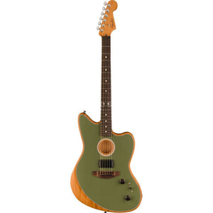 Fender Acoustasonic Player Jazzmaster - Antique Olive