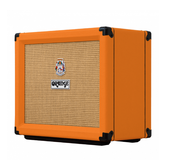 Orange guitar Amplifier with beige Mesh on the front