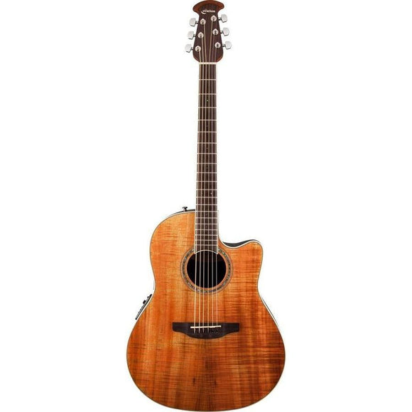 Ovation Celebrity Standard Plus Mid-Depth Cutaway - Figured Koa