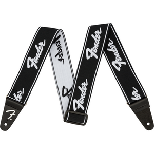 Fender Weighless Strap - Black/White