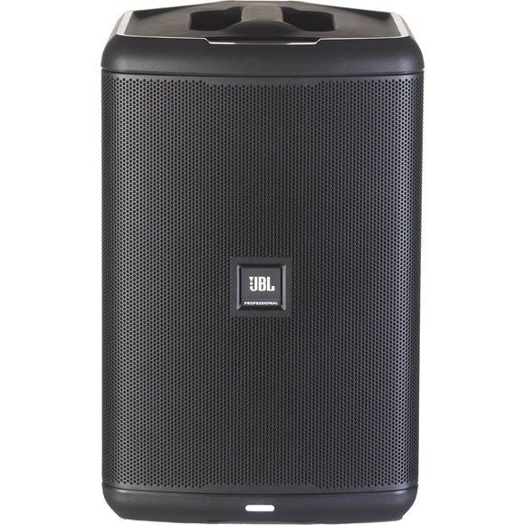 JBL EON ONE Compact All-in-One Battery-Powered Speaker offers 112 decibels of rich, crystal-clear sound produced across the entire range of this ultra-compact system, with deep, uncompressed bass even at high output levels. Its 8-inch woofer extends low-end response to 37.5 Hz