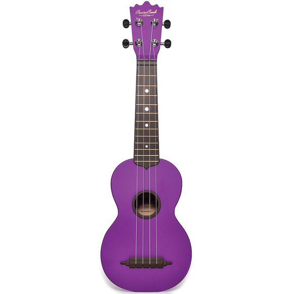 The small soprano sized Beaver Creek Ulina ABS Ukulele is a durable Ukulele that is perfect for beginners. Includes Woven Carrying Bag. The perfect first Ukulele!