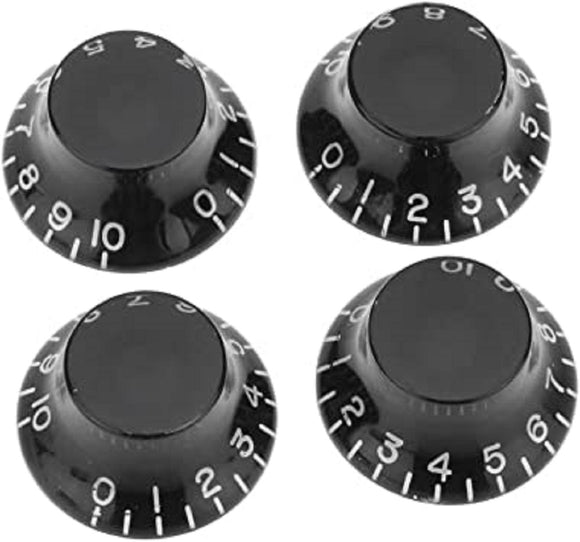 Gibson top hat knobs come packaged in sets of four. 