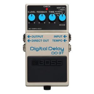BOSS’s iconic DD-3 Digital Delay has been a pedalboard staple since 1986, loved everywhere for its great sound and simple operation.