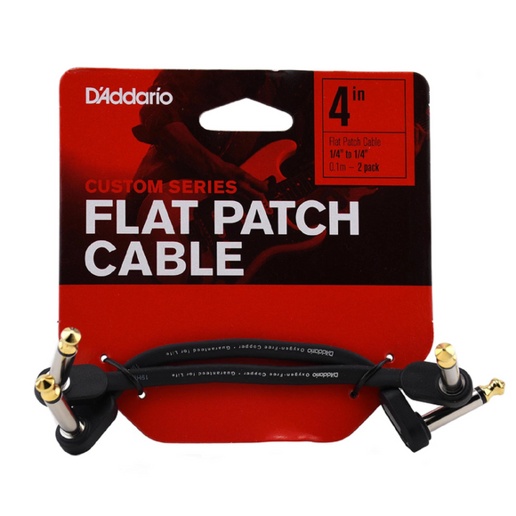 D'addario Custom Series Flat Patch Cable - 4