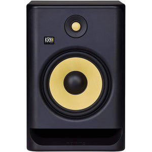 The new KRK Rokit 8 G4 Powered Studio Monitor takes music and sound creativity to a whole new industry-level.DSP-driven Graphic EQ with 25 settings help condition your acoustic environment while offering new levels of versatility in a studio monitor.