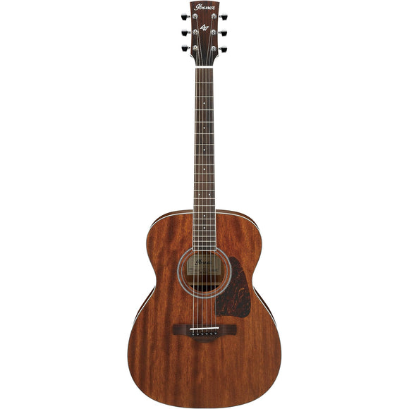 The Ibanez Artwood AC340 acoustic guitar delivers far more value than you'd expect. In addition to its okoume back and sides, it features a solid okoume top that will increase in harmonic richness as it ages.