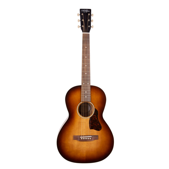 Whether fingerpicking gently or backhanding open chords, the Roadhouse promises excellent playability with a vintage vibe. The Roadhouse Light Burst GT EQ comes equipped with a Fishman Sonitone electronics. Designed in Canada. Inspired by tradition. The Roadhouse Light Burst GT EQ includes all of the design, craftsmanship, and quality-features that Art & Lutherie is known for, at a more affordable price.