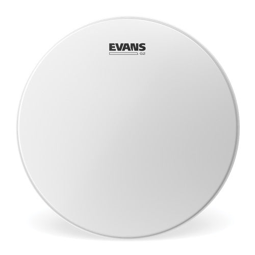Evans™ G2™ tom batter heads feature two plies of 7mil film ensuring consistency and durability. The perfect blend of depth, sustain and attack make small toms sing and floor toms growl. The coated version delivers additional warmth, focus, and depth.