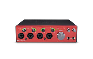 The Focusrite Clarett+ 4Pre is the studio-grade audio interface for PC and Mac, designed for music makers who demand the highest quality while recording and mixing their audio creations.