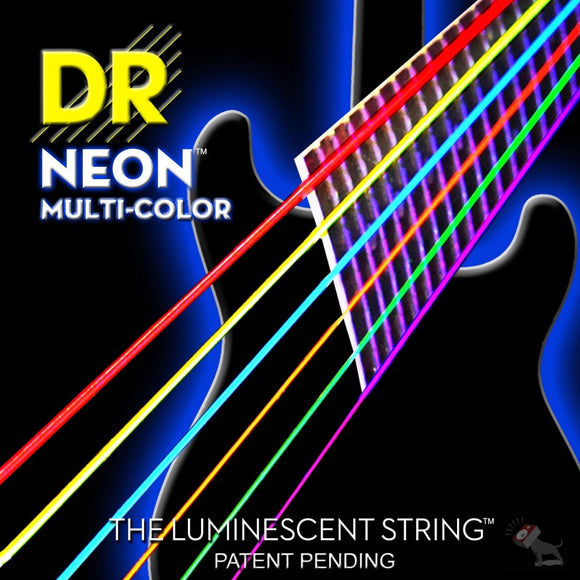 DR Strings 9-42 Light Multi-Color Electric Strings