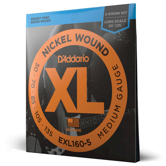 D'Addario EXL160-5 Electric Bass Strings