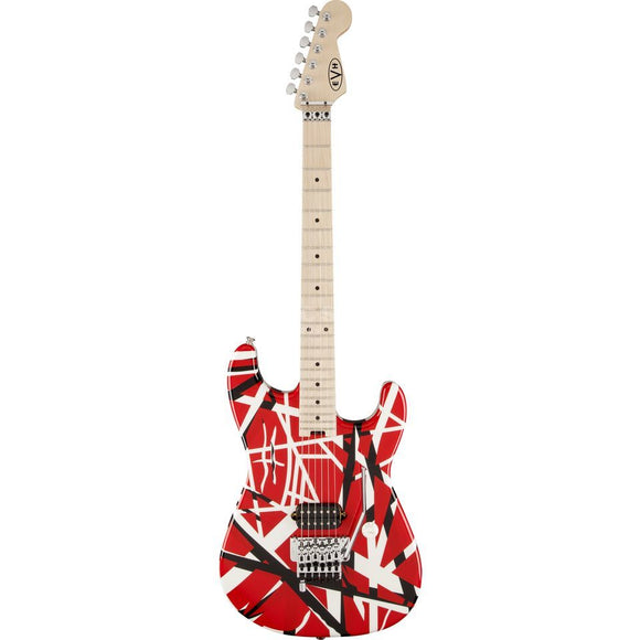 EVH Striped Series - Red w/ Black & White Stripes