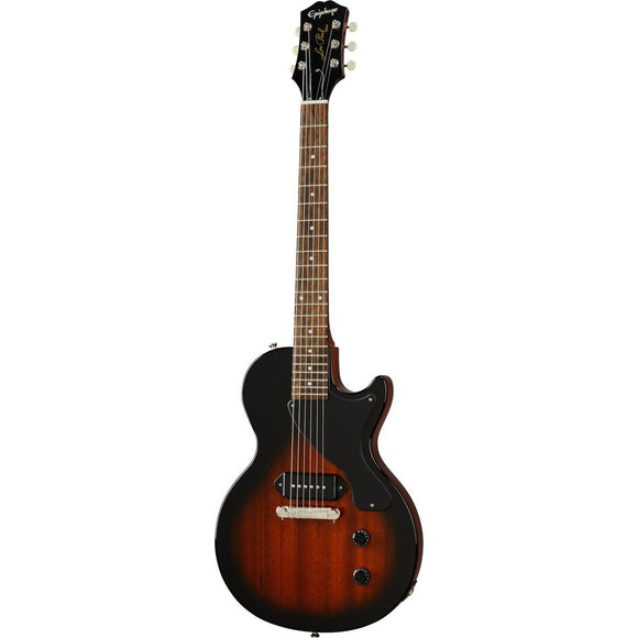 A Straightforward Rock Guitar The Epiphone Les Paul Junior solidbody electric guitar packs everything you need to rock, with nothing else to get in your way. 