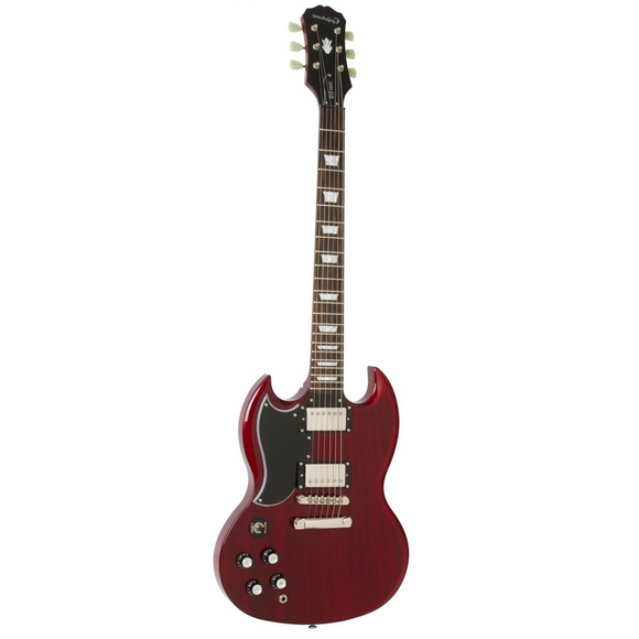 With its instantly recognizable body shape and top-shelf rock ‘n’ roll sound, the SG has found its place in the pantheon of iconic electric guitars. The Epiphone SG standard takes all of the qualities that made the SG a classic and fits them into a high-quality, neatly priced guitar that you’re sure to love. 