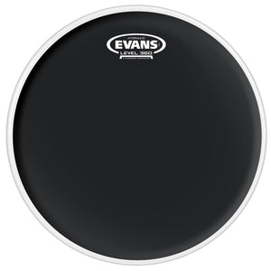 Evans Hydraulic Black heads are made by injecting a small amount of oil in between two thin plies of film. Nice and durable, these heads give you the short, fat, deep sounds that was so popular in classic rock.