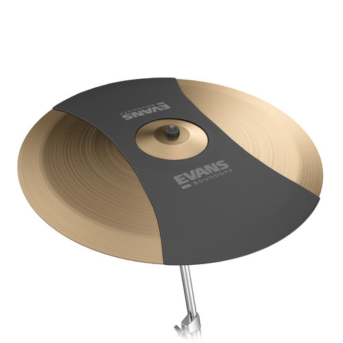 Evans SoundOff drum mutes are the most popular line of volume control products available. The mutes provide a significant volume reduction to keep practice noise to a minimum. SoundOff drum mutes feature a durable construction that can withstand frequent practicing. 