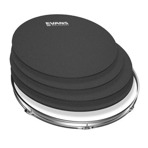 Evans SoundOff drum mutes are the most popular line of volume control products available. The mutes provide a significant volume reduction to keep practice noise to a minimum. SoundOff drum mutes feature a durable construction that can withstand frequent practicing. 